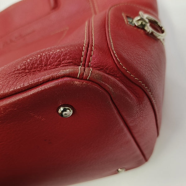 Calfskin Tote Bag Red