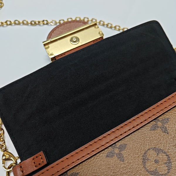 DAUPHINE WOC Monogram Coated Canvas Brown