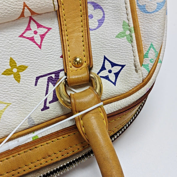LV × TM PRISCILLA Monogram Coated Canvas White