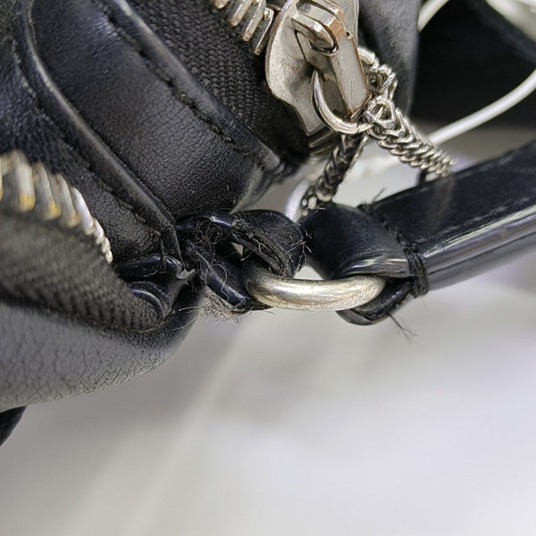 Calfskin Shoulder Bag Black