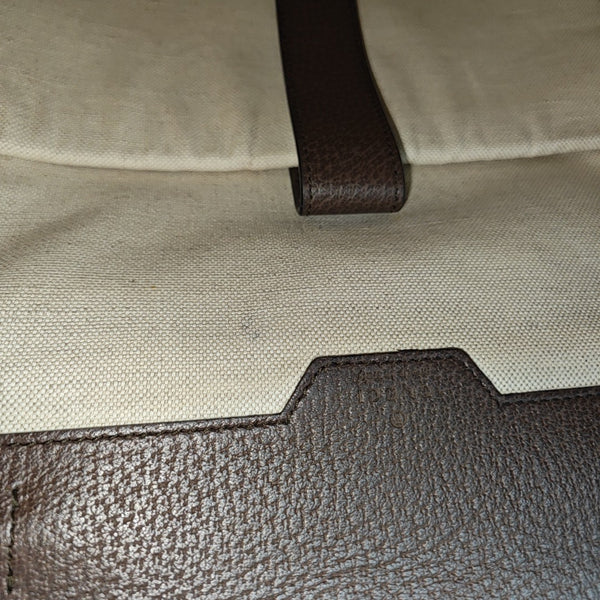 Monogram Canvas Backpack Beige