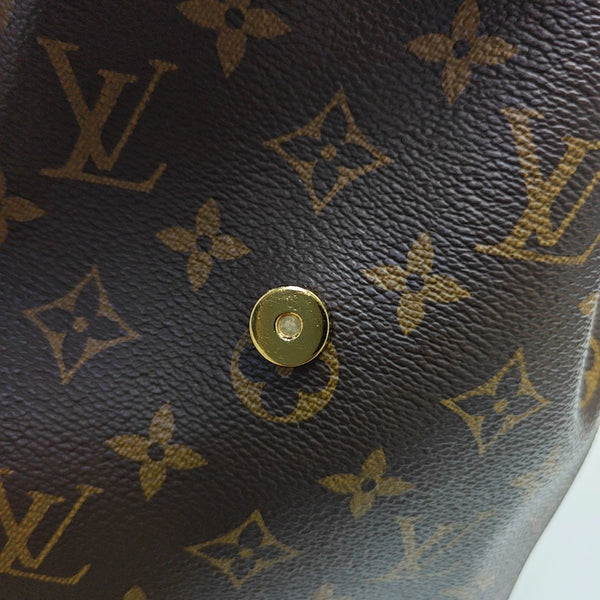 MONTSOURIS BB Monogram Coated Canvas Brown