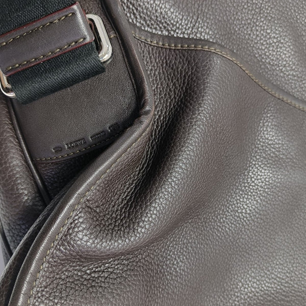 Calfskin Shoulder Bag Brown