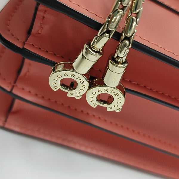 SERPENTI FOREVER Small Calfskin Red