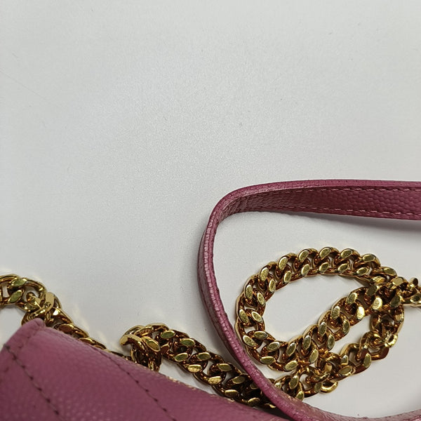 MONOGRAM WOC Chevron Calfskin Pink