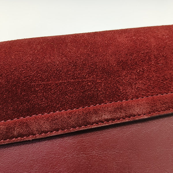 Faye Small Calfskin Red
