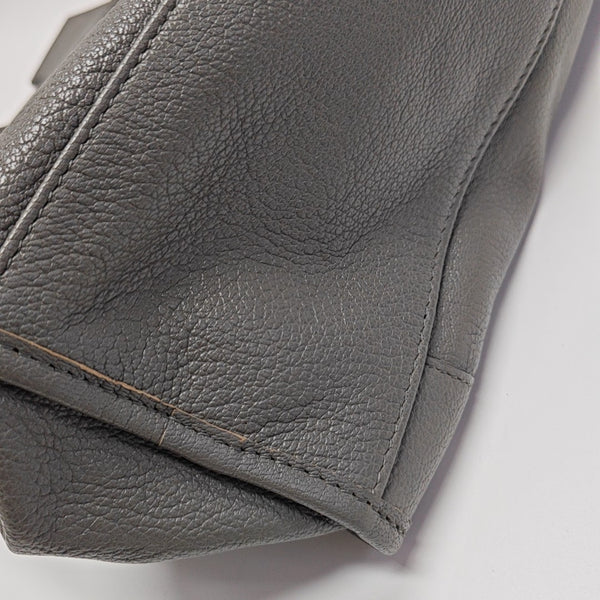 Classic Metallic Edge City Medium Lambskin Gray