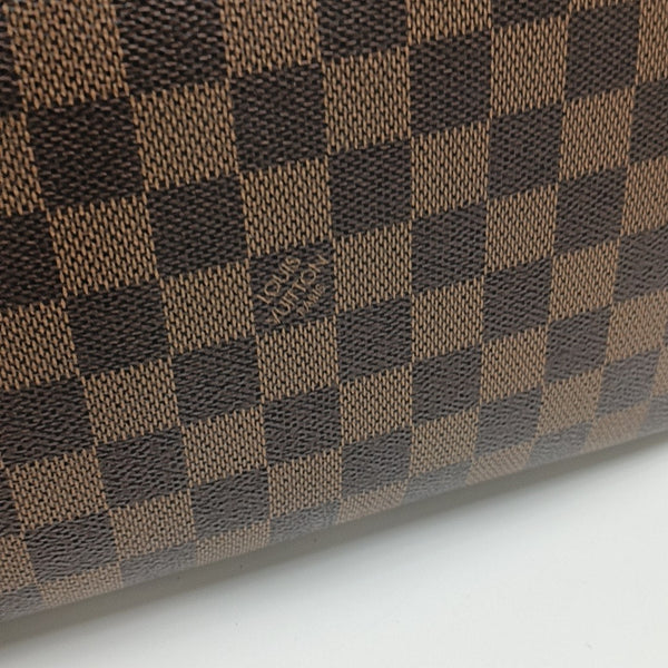 NEVERFULL MM Lona recubierta Damier Ebene Marrón
