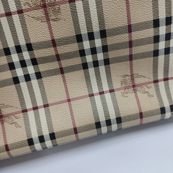 Coated Canvas Tote Bag Beige