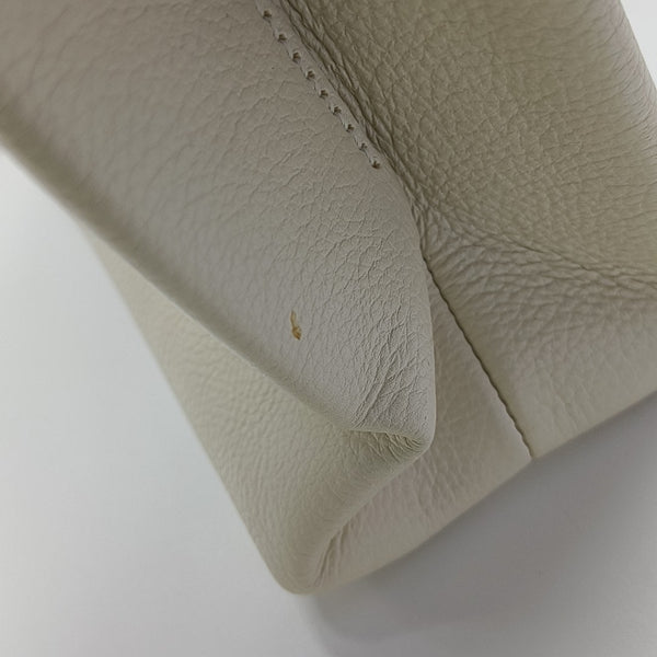 Shopping Bag Super Mini Calfskin White