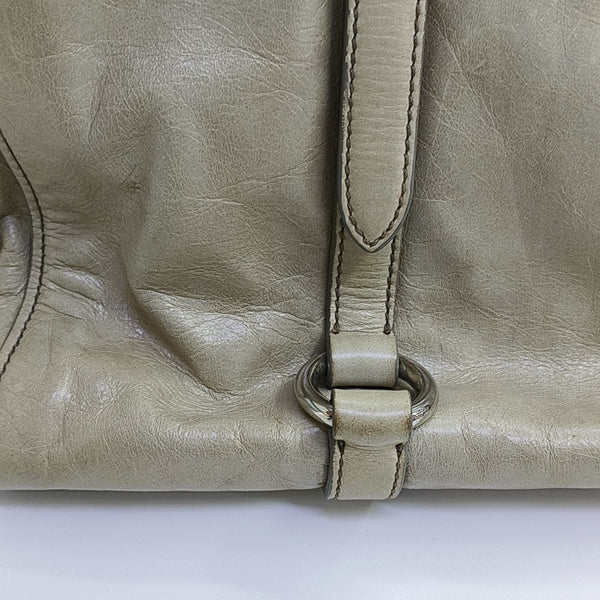 Shoulder Strap Calfskin Gray
