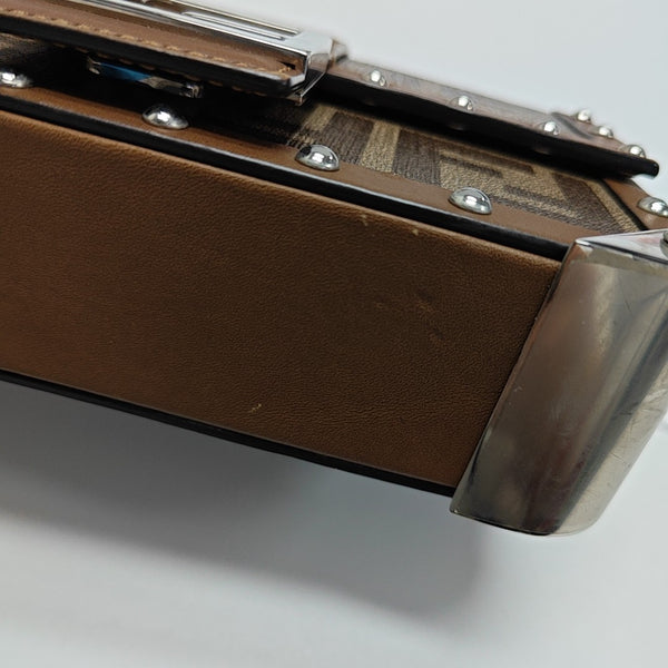 Baguette Trunk Calfskin Brown