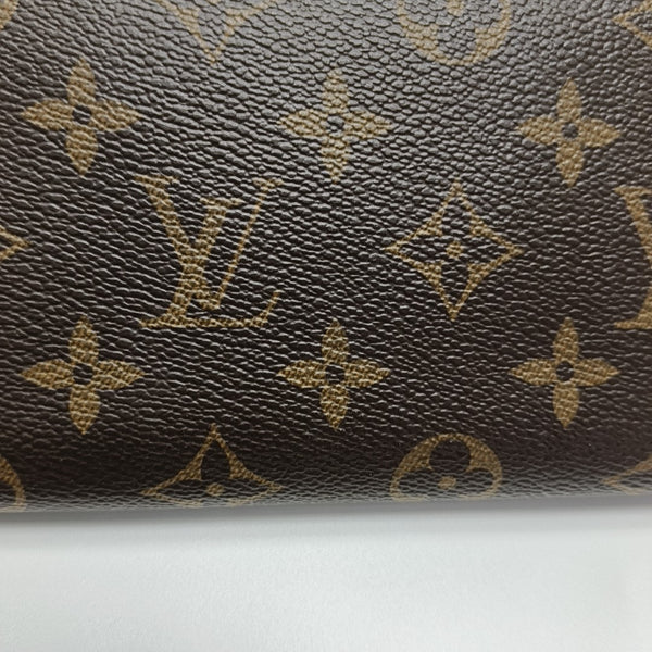 EMILIE Monogram Coated Canvas Brown Wallet
