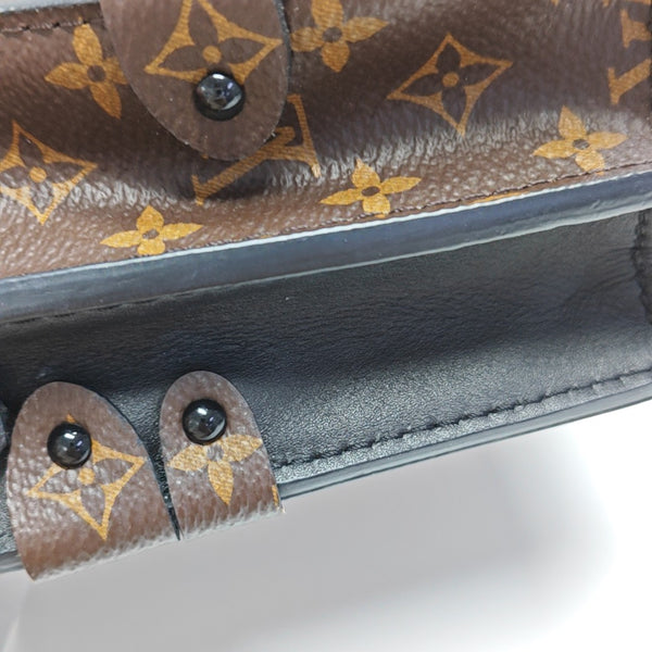 TRUNK Monogram Coated Canvas Brown