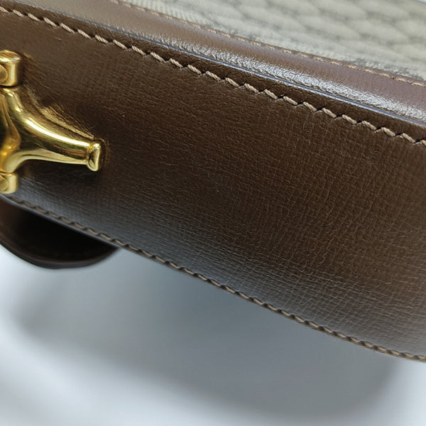 Horsebit 1955 Mini Coated Canvas Beige