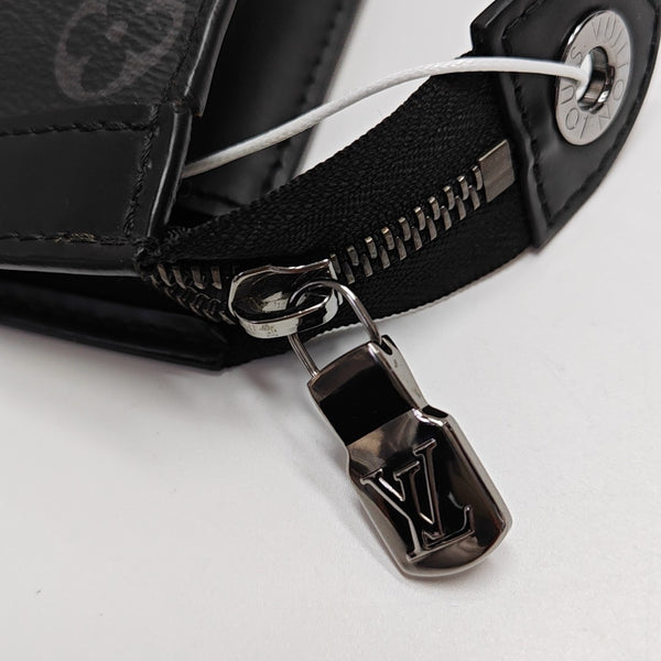 Pochette Voyag MM Monogram Coated Canvas Black