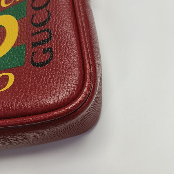 Print Calfskin Red