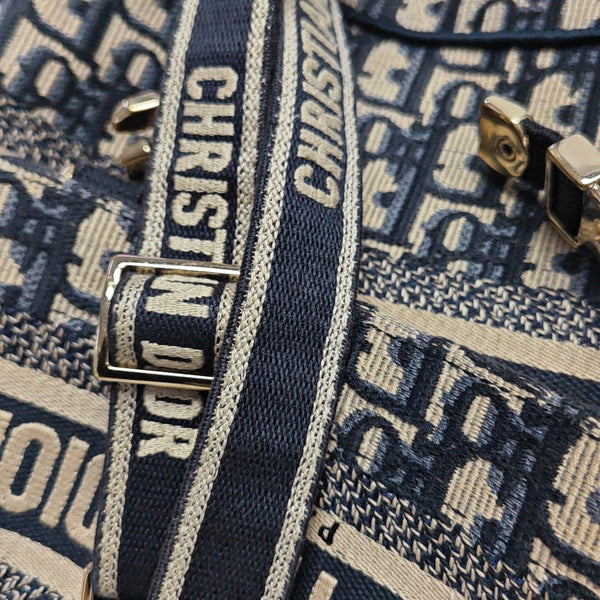 Diorcamp Small Oblique Canvas Blue