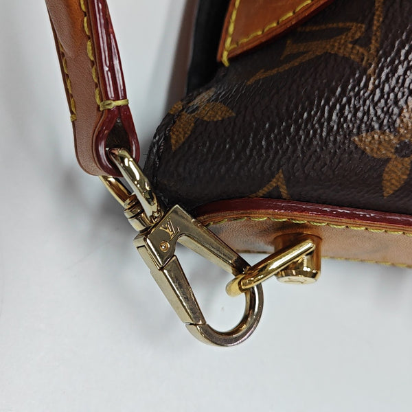 DUFFLE Monogram Coated Canvas Brown