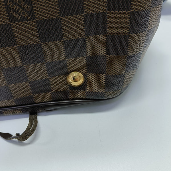 VERONA MM Damier Ebene Coated Canvas Brown