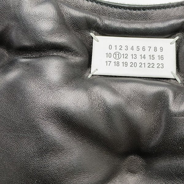 Quilted Leather Shoulder Bag Black