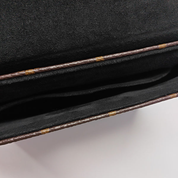 LOCKY BB Monogram Coated Canvas Brown