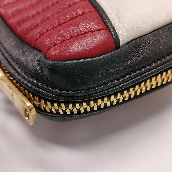 Quilted Lambskin Shoulder Bag Red