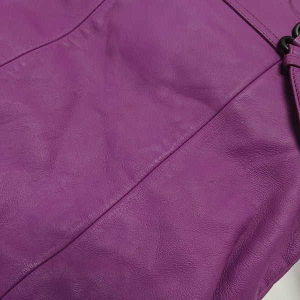 Calfskin Backpack Purple