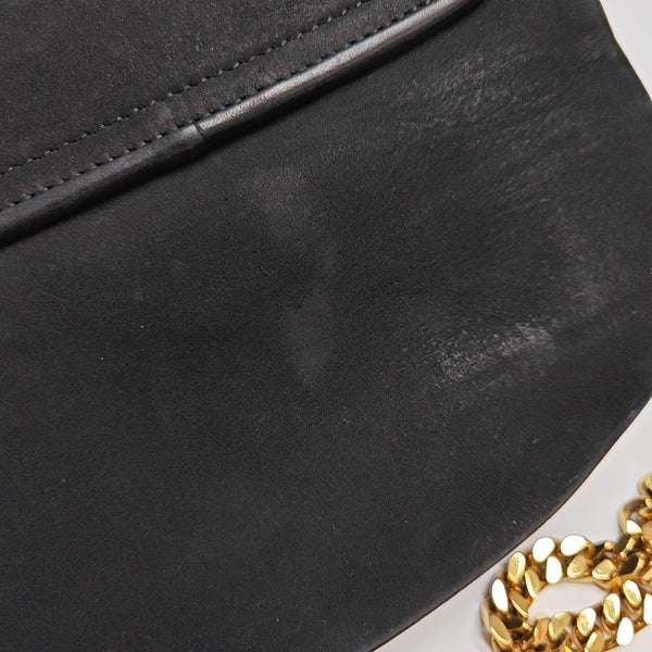 Nubuck Tigrette Leather Black
