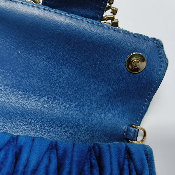 My Miu Mini Velvet Blue