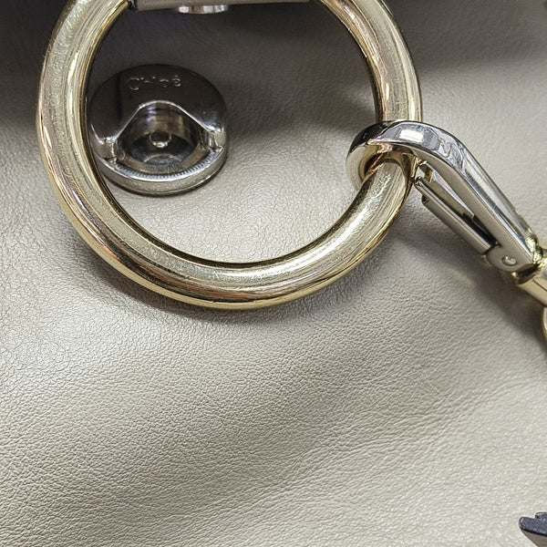 Faye Medium Calfskin Gray