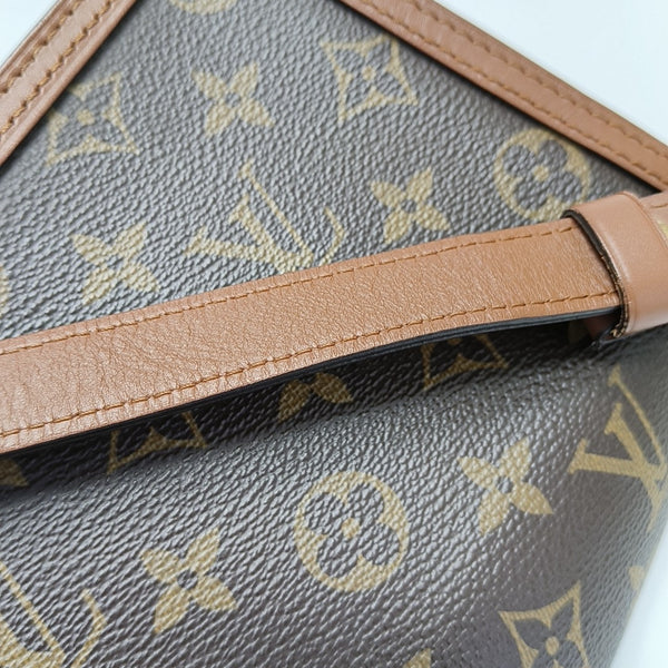 DAUPHINE Mini Monogram Coated Canvas Brown