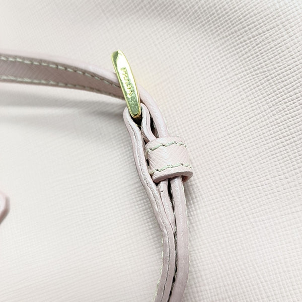Galleria Small Saffiano Calfskin Pink