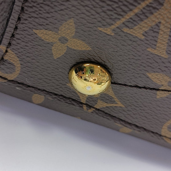 MONTAIGNE Monogram Coated Canvas Brown