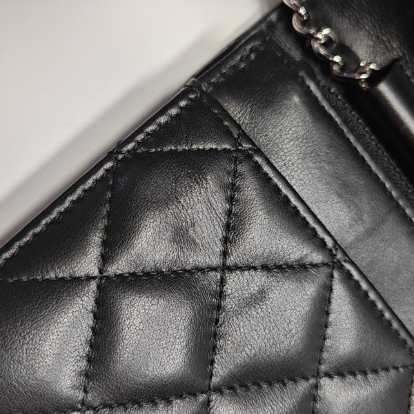 CAMBON Medium Quilted Calfskin Black