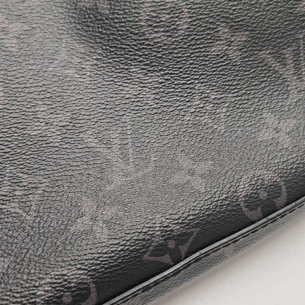 TRIO Monogram Coated Canvas Gray
