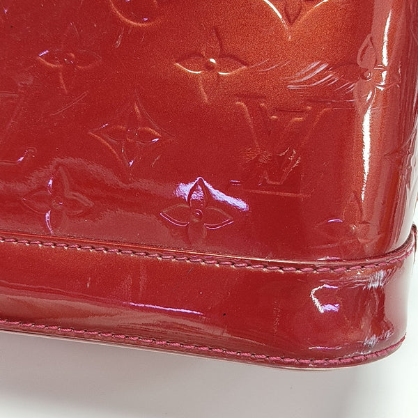 ALMA BB Monogram Patent Leather Red