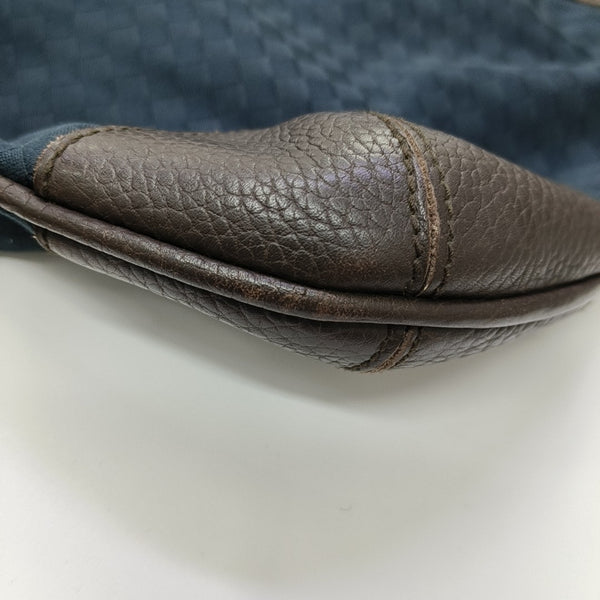 Fabric Shoulder Bag Blue