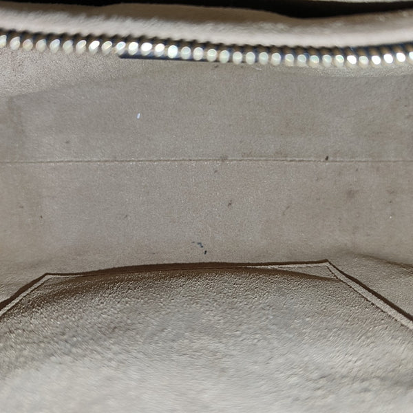 Padlock Small Monogram Coated Canvas Beige