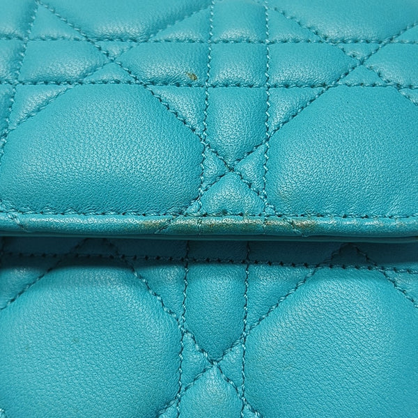 Miss Dior Cannage Calfskin Green