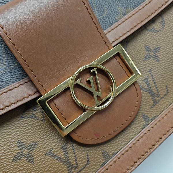 DAUPHINE MM Monogram Coated Canvas Brown