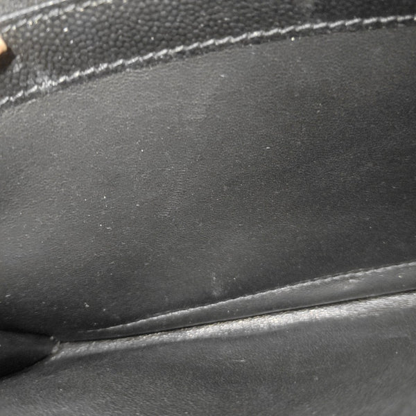 MONOGRAM Medium Chevron Calfskin Black