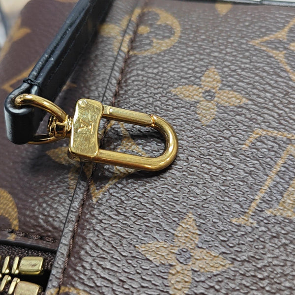 Vanity Chain Pouch Monogram Coated Canvas Brown