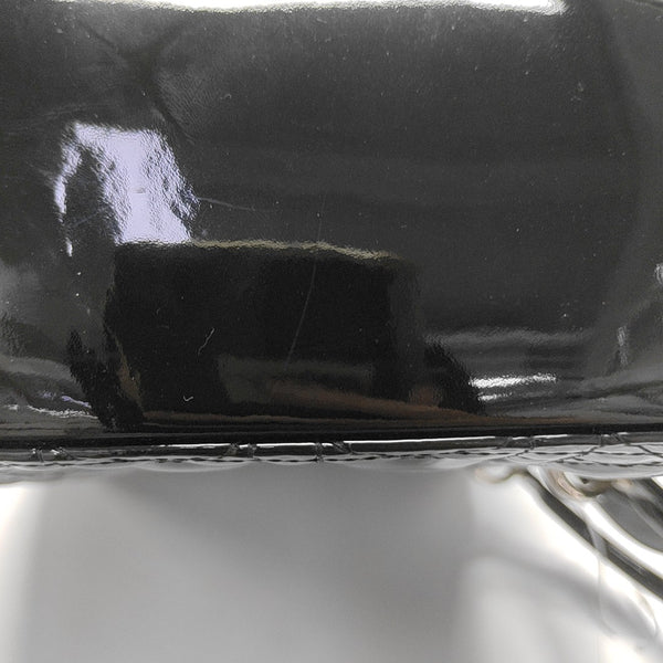Lady Dior Large Cannage Patent Leather Black