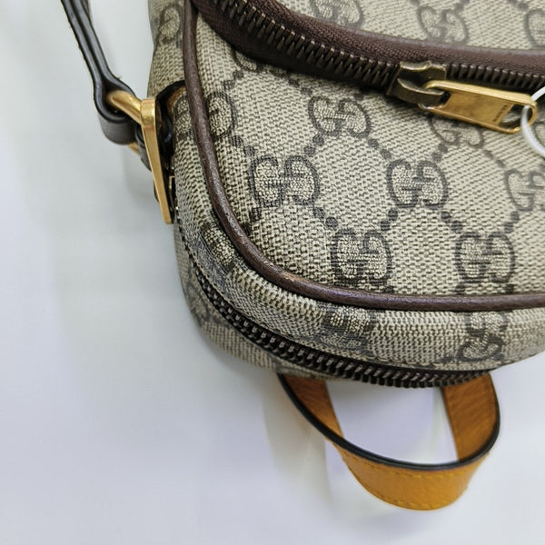 Neo Vintage Mini Monogram Coated Canvas Brown
