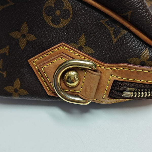 RETIRO NM Monogram Coated Canvas Brown