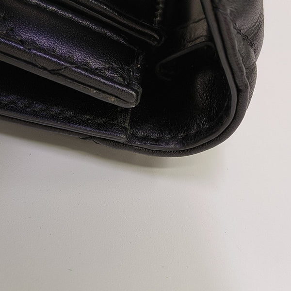 Sharp Quilted Calfskin Black