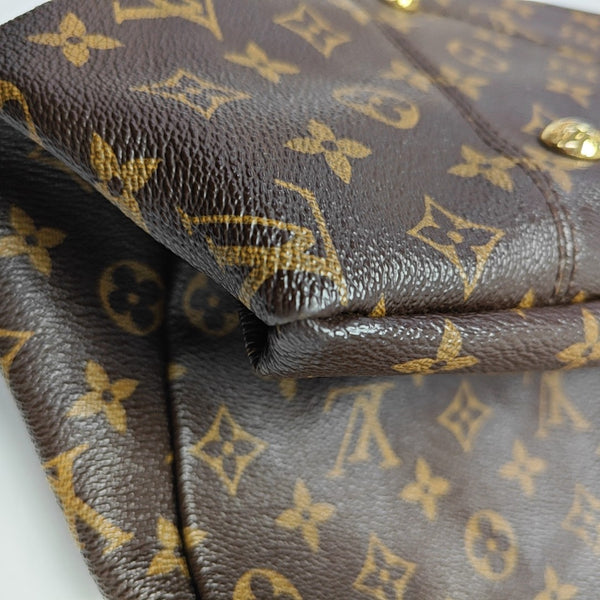 ARTSY MM Monogram Coated Canvas Brown