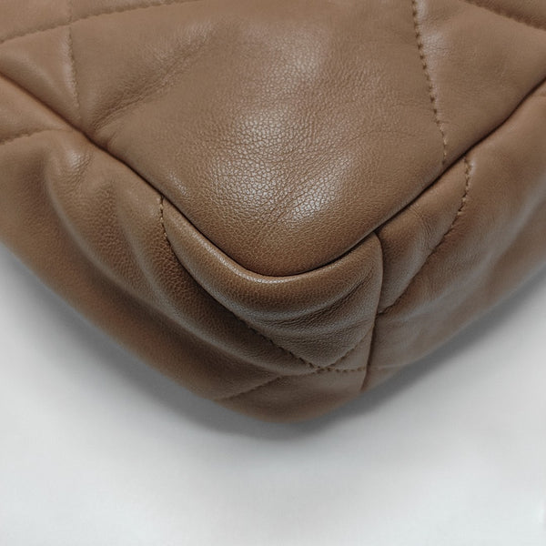 CHANEL 19 Small Quilted Lambskin Brown