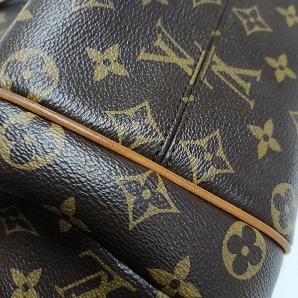 TOTALLY MM Monogram Coated Canvas Brown